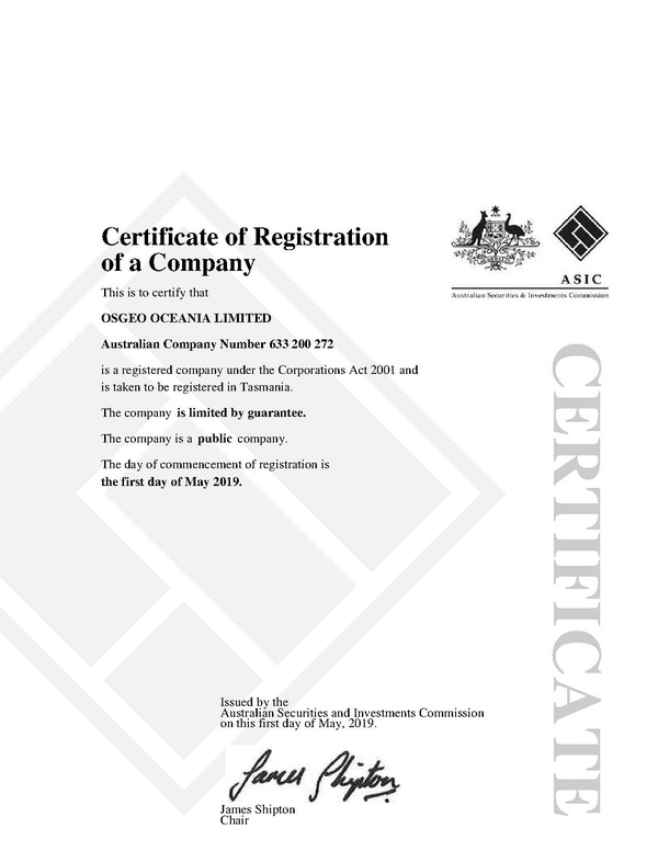 OSGeo Oceania Certificate of Registration.pdf