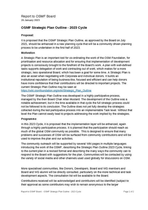 File:Report to the OSMF Board on Strategic Planning 2023.pdf